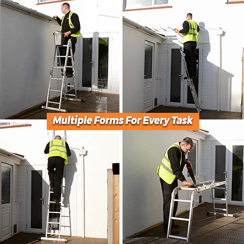 Different forms of Multipurpose Ladder