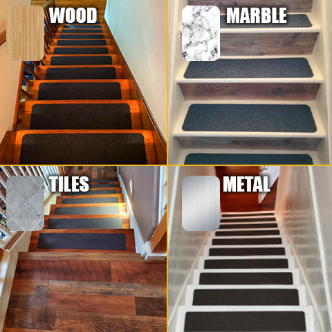 Can be installed in any stair surface