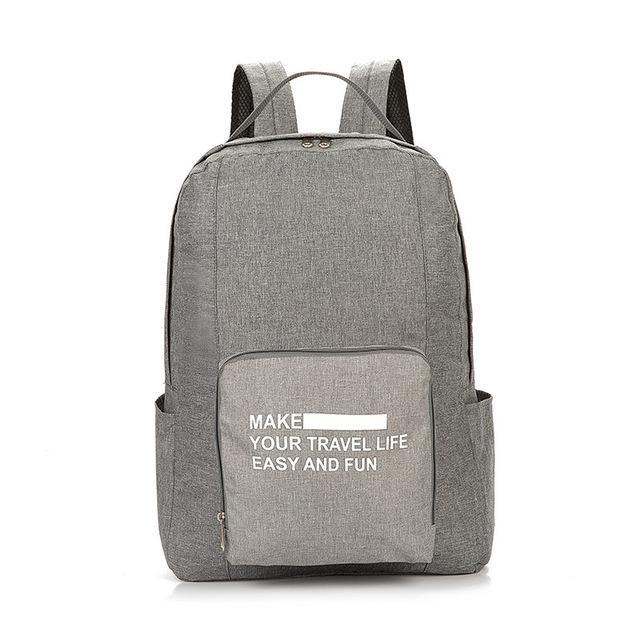 packable backpack with laptop sleeve