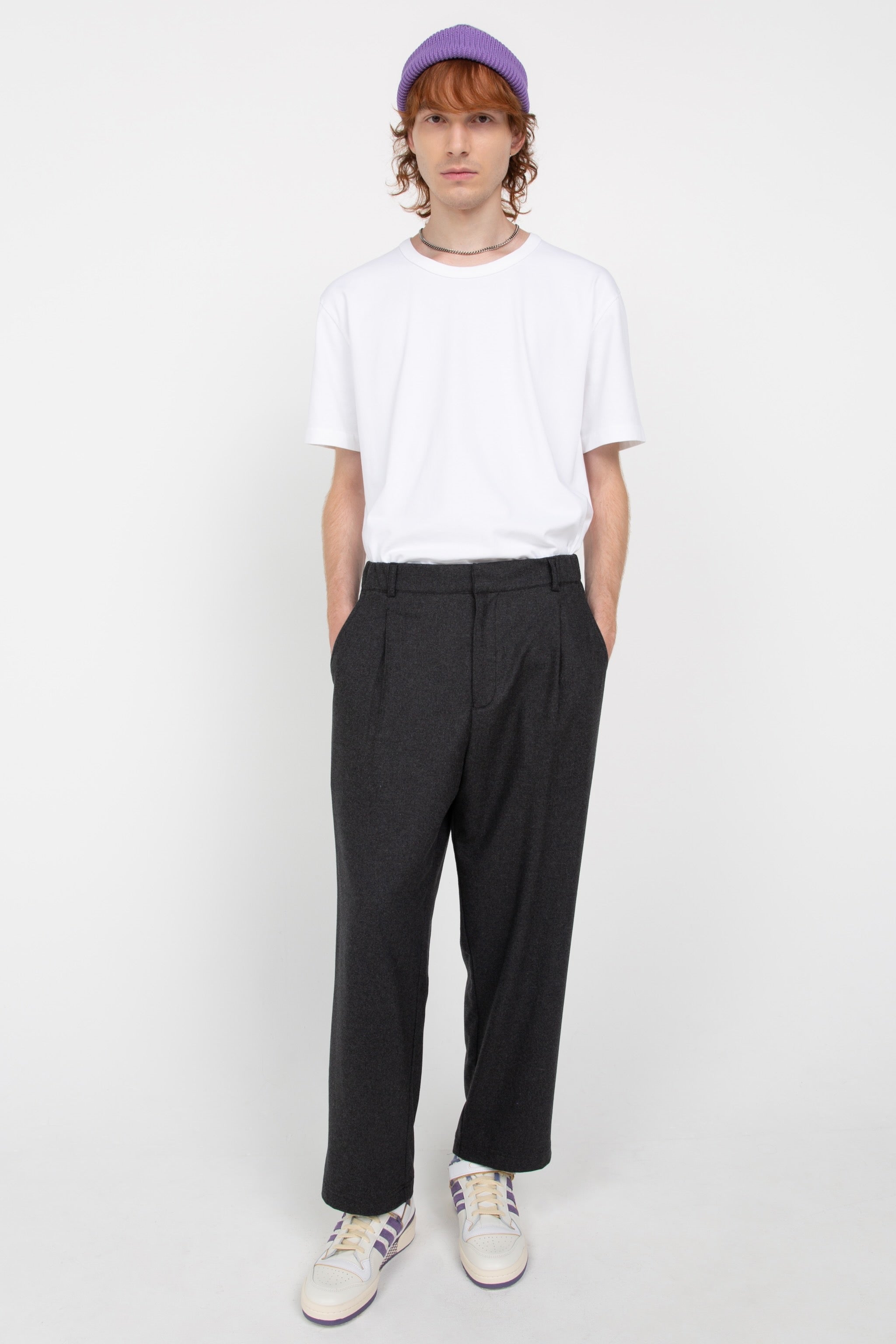 50s-60s black cotton twill Trousers 玄関先迄納品 nods.gov.ag