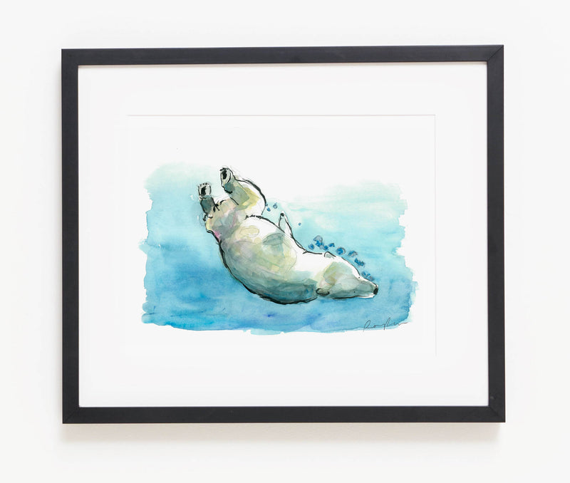 Greta the Polar Bear - Raewyn Pope Illustration