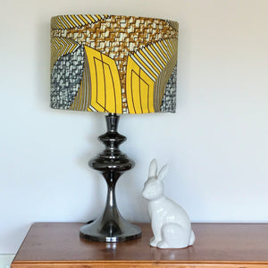 yellow lamp stand