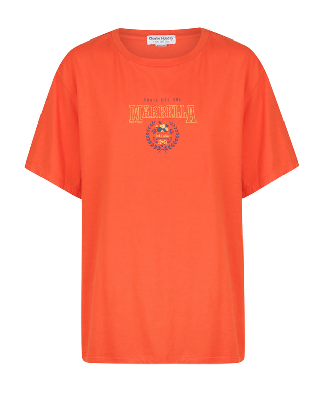 Good Vibes Only San Francisco Tee Adult M / Orange