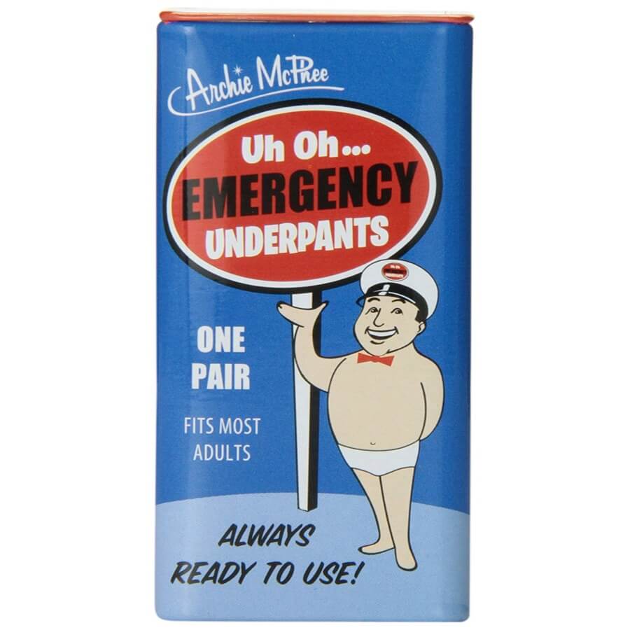 3 Pairs Emergency Underpants in a Can - Instant Kuwait