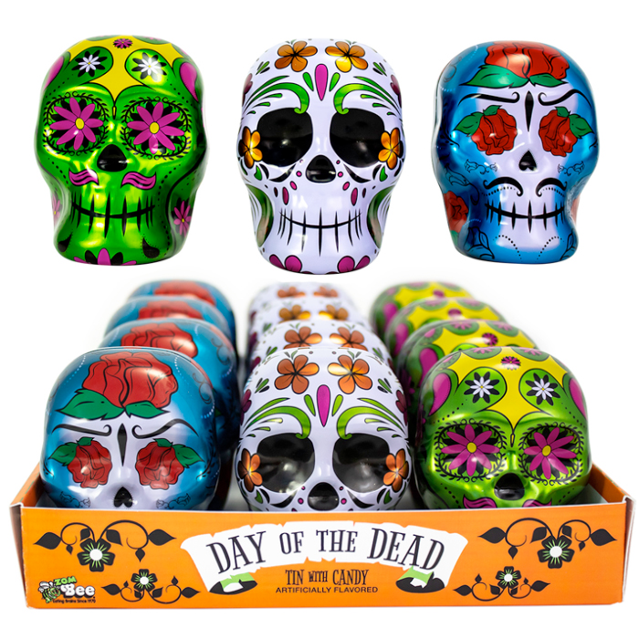 Day of Dead Tin with Smarties