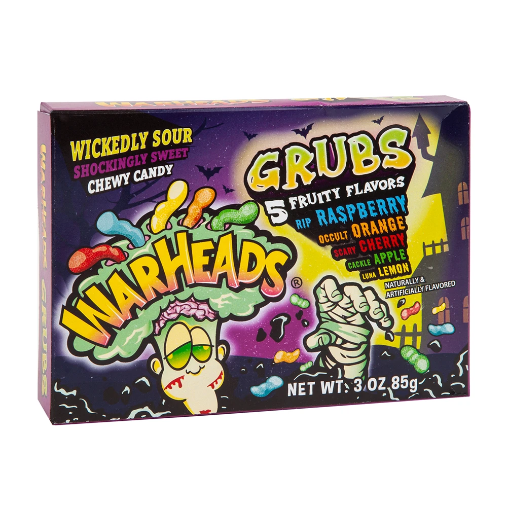 Warheads Grubs - wickedly sour candy