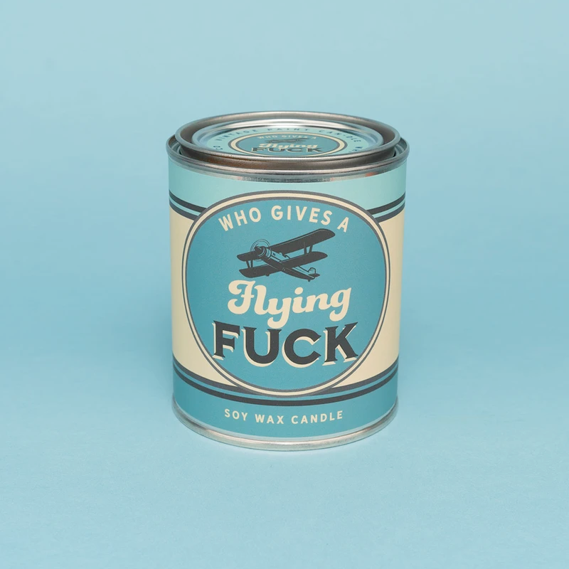 Who gives a Flying F-ck Paint Can Candle