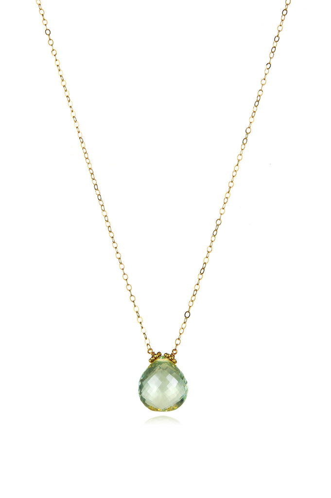 Emily Necklace-Green Amethyst – Amelia Rose Design