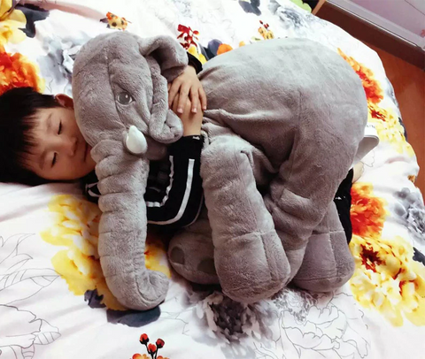 adorable elephant plush toy pillow