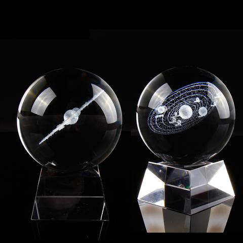 3D Engraved Solar System Globe PeekWise