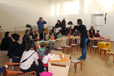 Workshop RIRIRI sul cambiamento climatico per bambini Paola Mirai Triennale Milano 