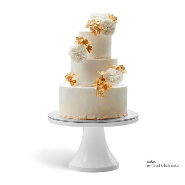 14 inch 16 inch White Wedding  Cake  Stands  Sarah s Stands 
