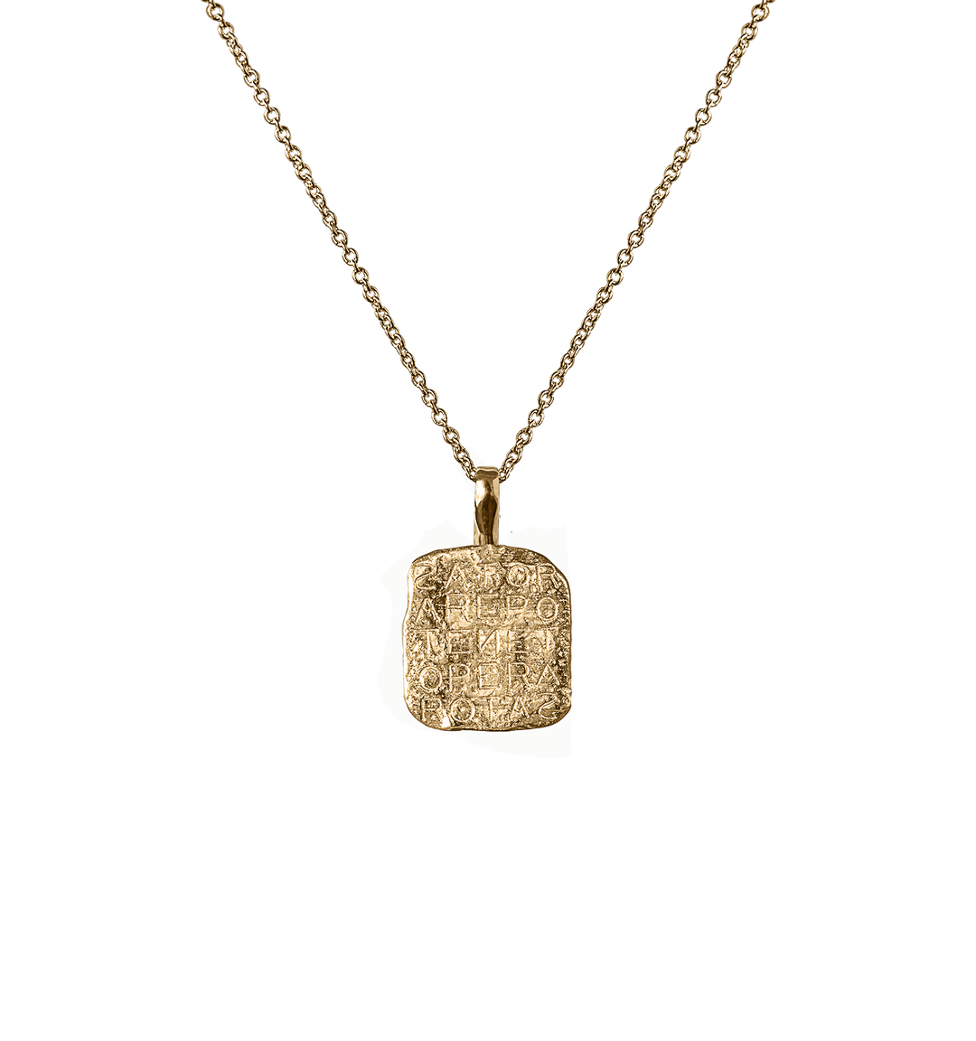 Mini Magic Sator Square Talisman Necklace | Common Era Jewelry