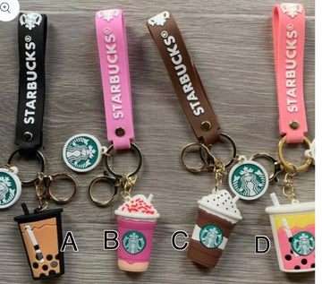 COFFEE SHOP KEYCHAINS