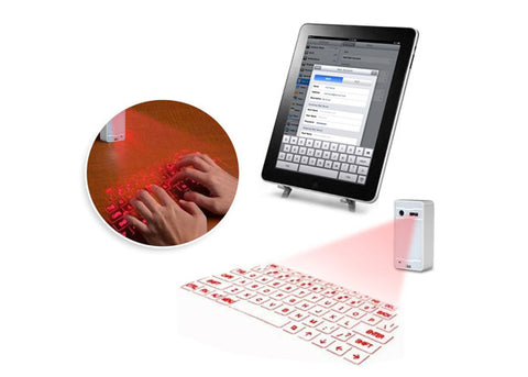 A laser keyboard is recommended for those who write outside!