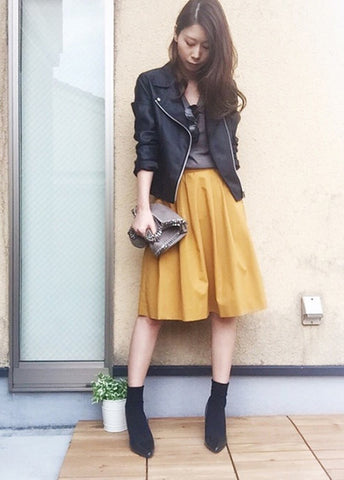What do you do with your spring feet? Trend skirt and spring shoes summary ♡