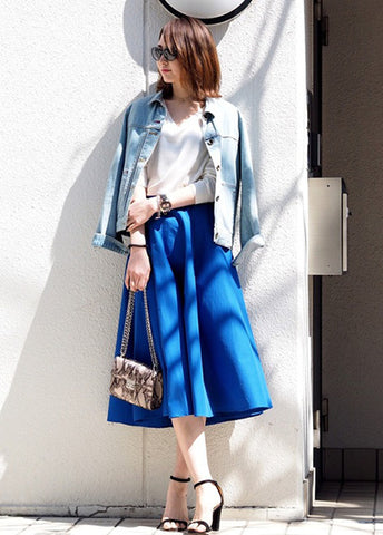 What do you do with your spring feet? Trend skirt and spring shoes summary ♡