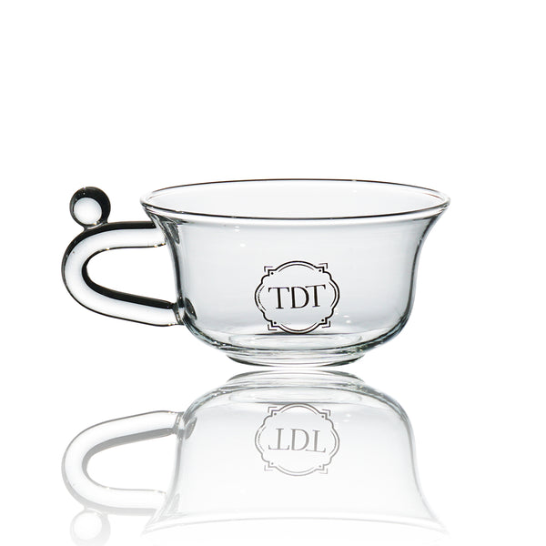 BOROSILICATE GLASS MUG  Double walled glass tea mug –