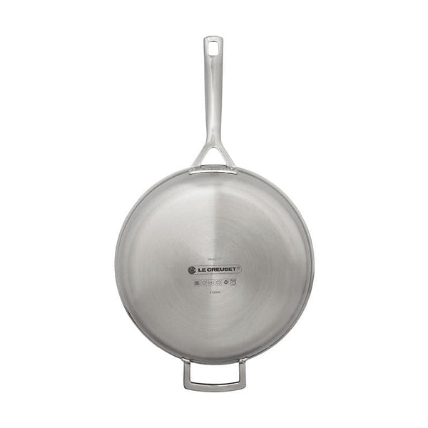 Le Creuset 3-Ply Non-Stick Frying Pan, Stainless Steel, 30 cm 調理器具