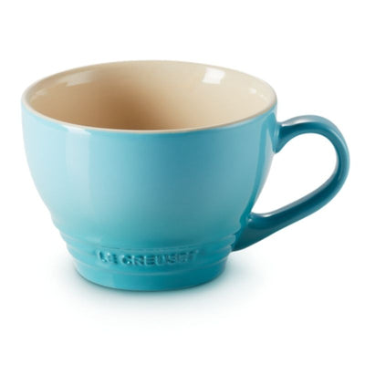 Le Creuset Stoneware Espresso Mug, 100 ml-Coastal Blue, Sea