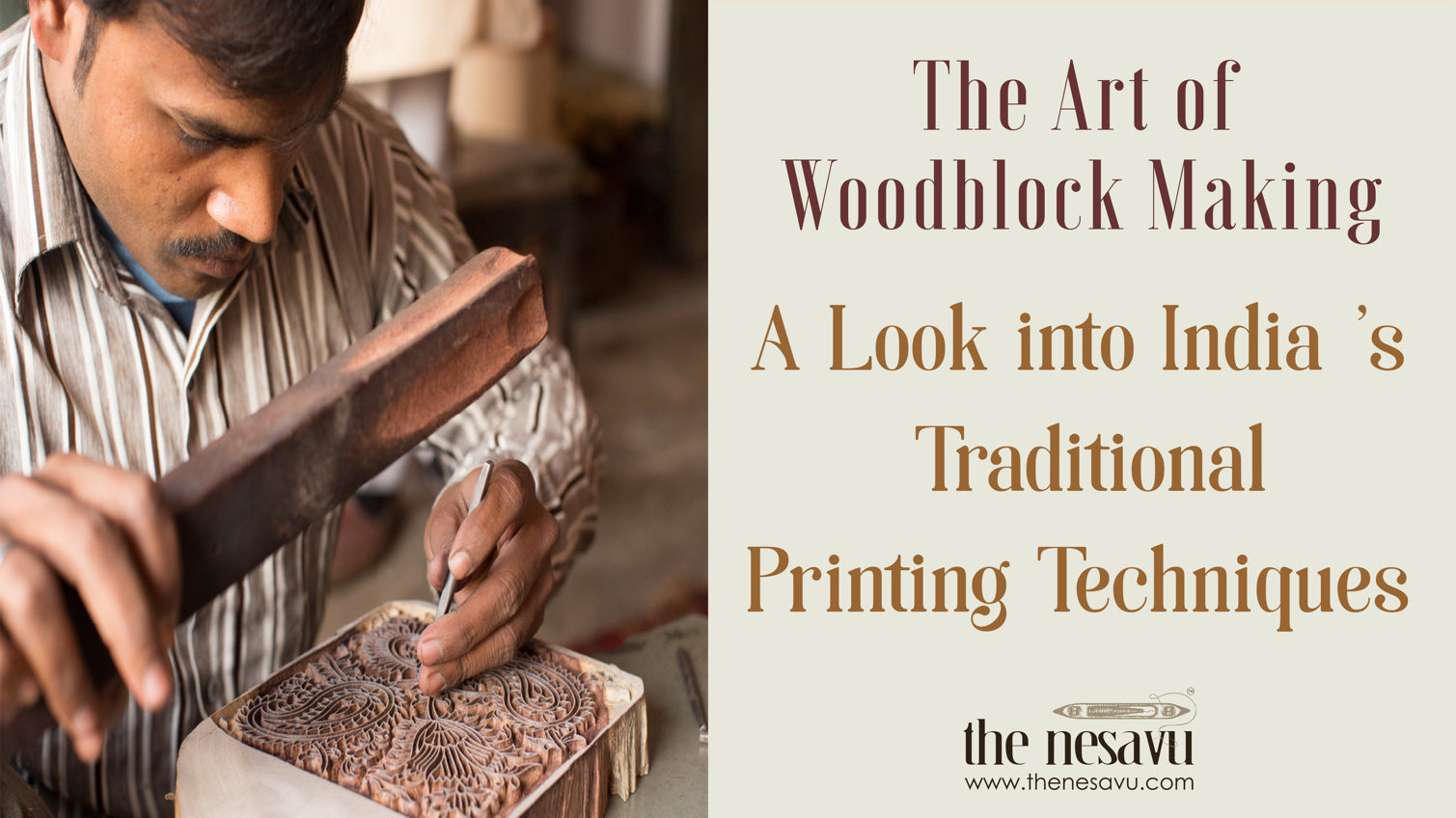 The Art of Woodblock Making: A Look into India's Traditional Printing Techniques By The Nesavu Indian Kids Wear Wear