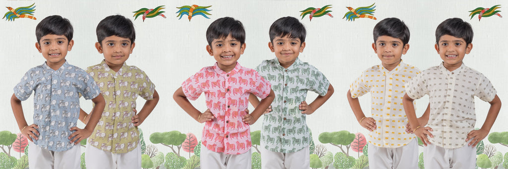 boys cotton shirt