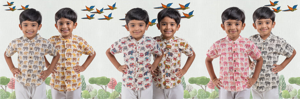 boys cotton shirt