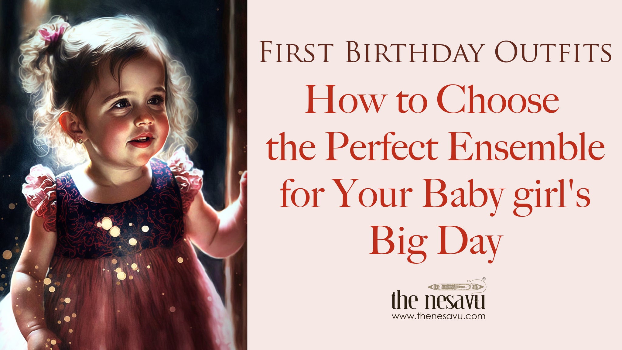 Nesavu First Birthday Outfits: How to Choose the Perfect Ensemble for Your Baby girl's Big Day