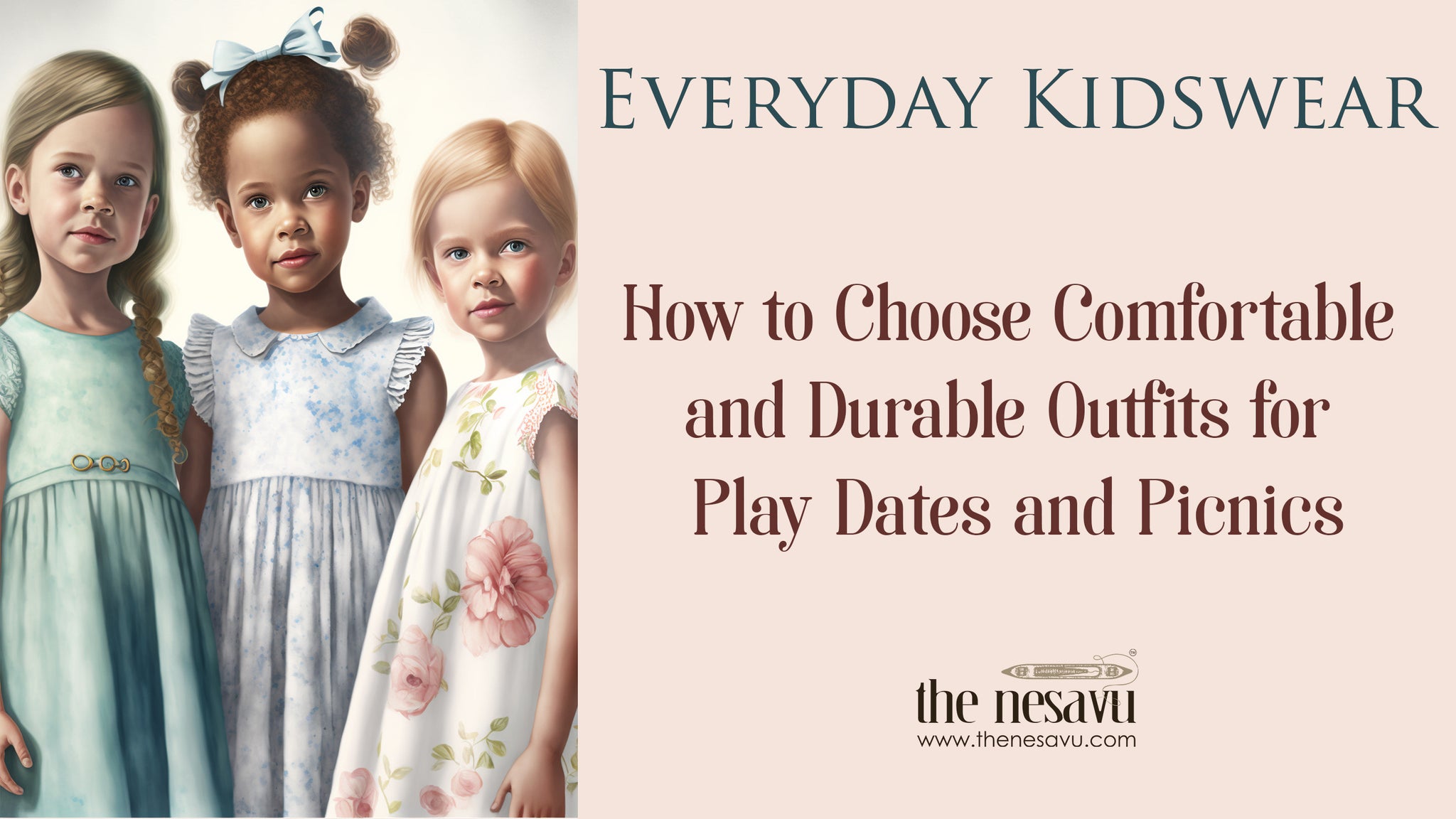 How to Choose Comfortable  and Durable Outfits for  Play Dates and Picnics by Nesavu