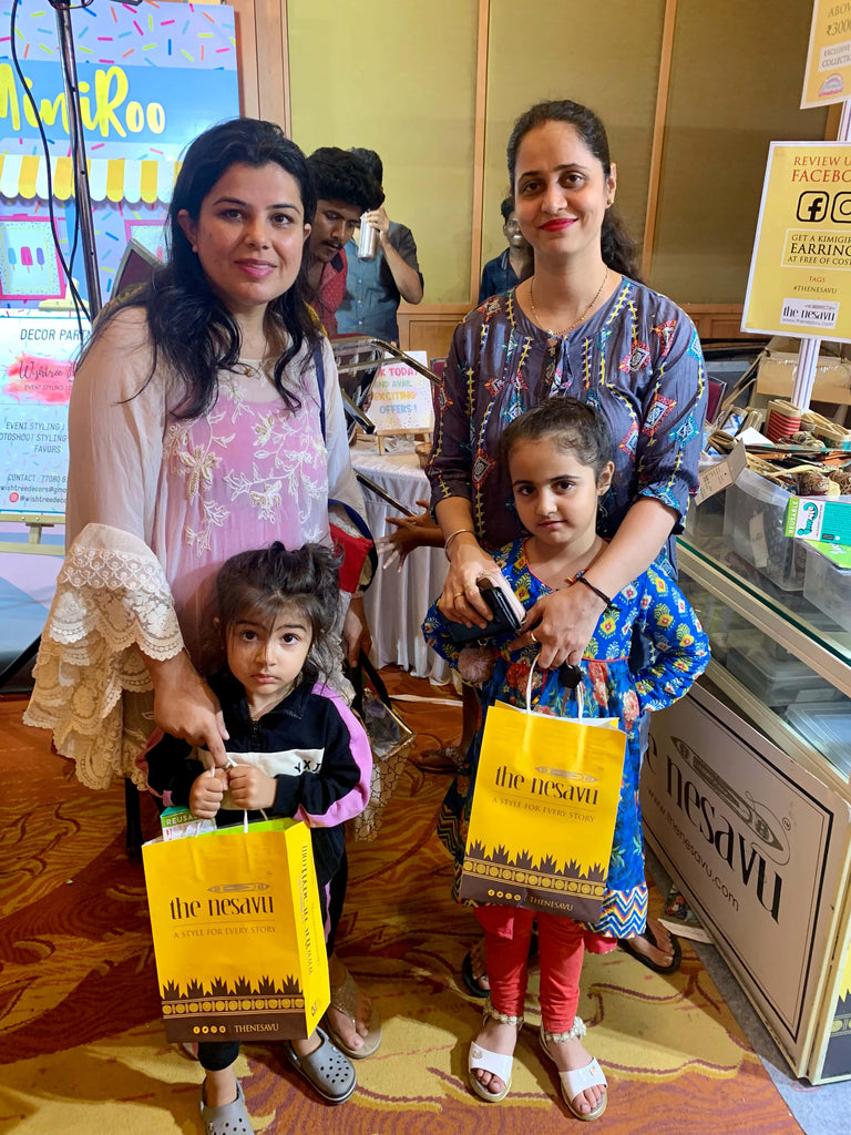 Nesavu-The-Nesavu-Miniroo-Whimsical-Wonderland-Lifestyle-Exhibition-Pop-Up-Show-for-kids-chennai-coimbatore-bangalore-toddlers-Kimi-Girl-PSR-Silks-Salem-Karur-Papa-Taka-happy-customers