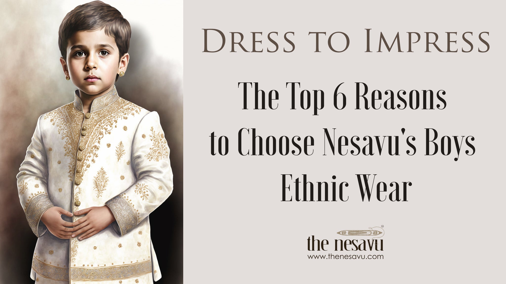 The Top 6 Reasons  to Choose Nesavu's Boys  Ethnic Wear