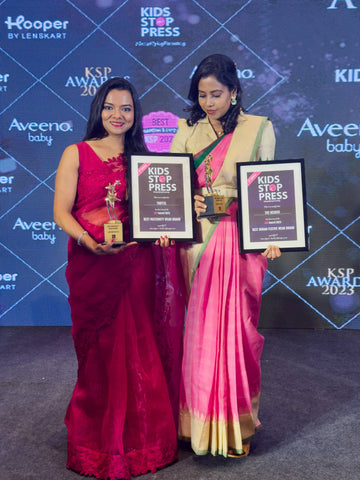 Abi from Thottilmaternity: Overjoyed for you winning Best Maternity Wear Brand! Along With The Nesavu Best Indian Festive Wear Online Shopping Brand in India Co Founder Uma Balajee