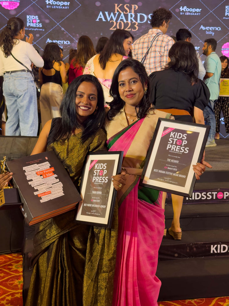 Thara Gowdaa: Your win as Best Parent Influencer - Comedy brings vibrancy and laughter. Along With The Nesavu Best Indian Festive Wear Online Shopping Brand in India Co Founder Uma Balajee