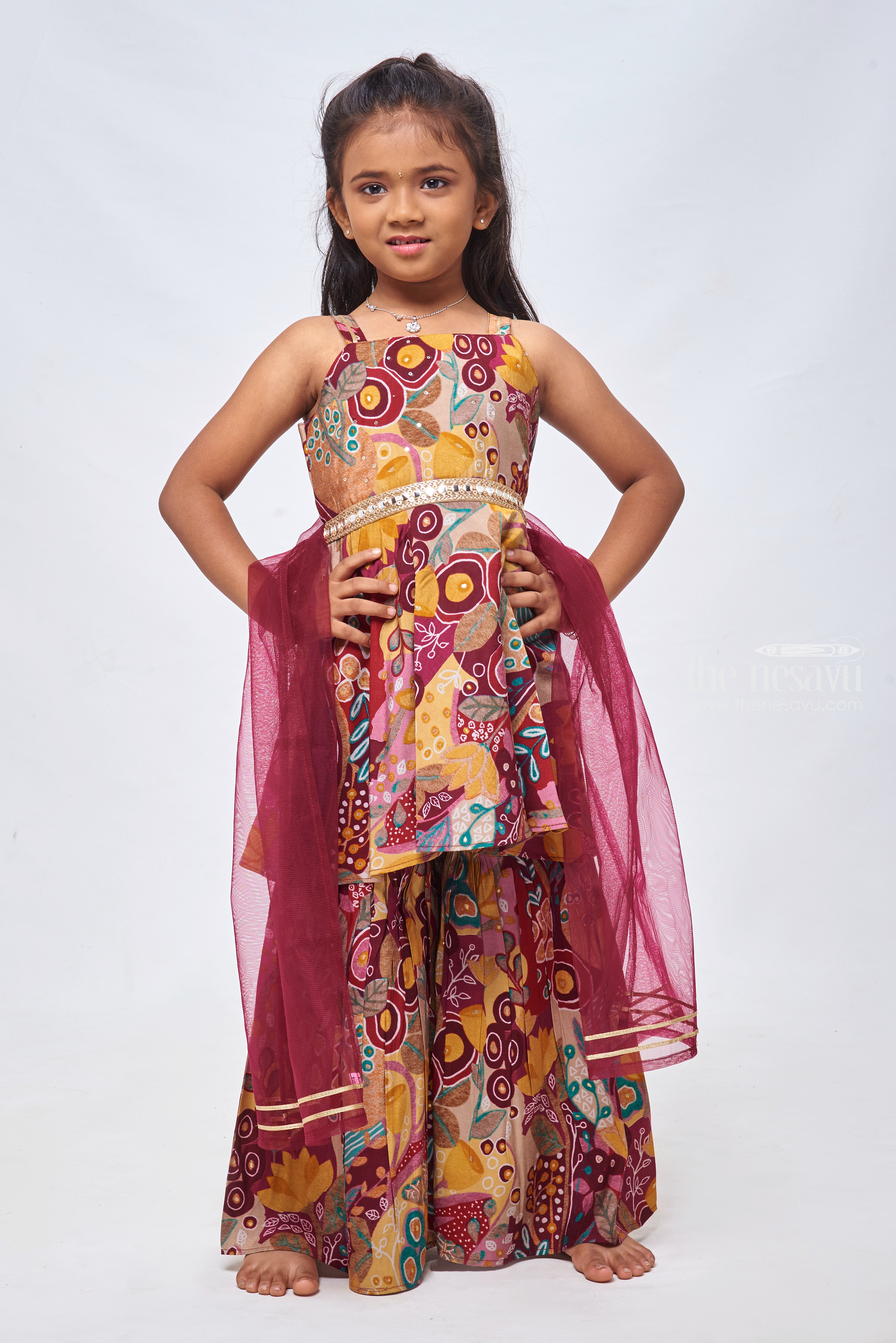 Buy Anarkali Dress for Women | Rayon Printed Rajasthani Ethnic Designer  Wear Kurtis for Girls | Readymade Stylish Long Anarkali Kurta for Women  (Color-Pink,Size 