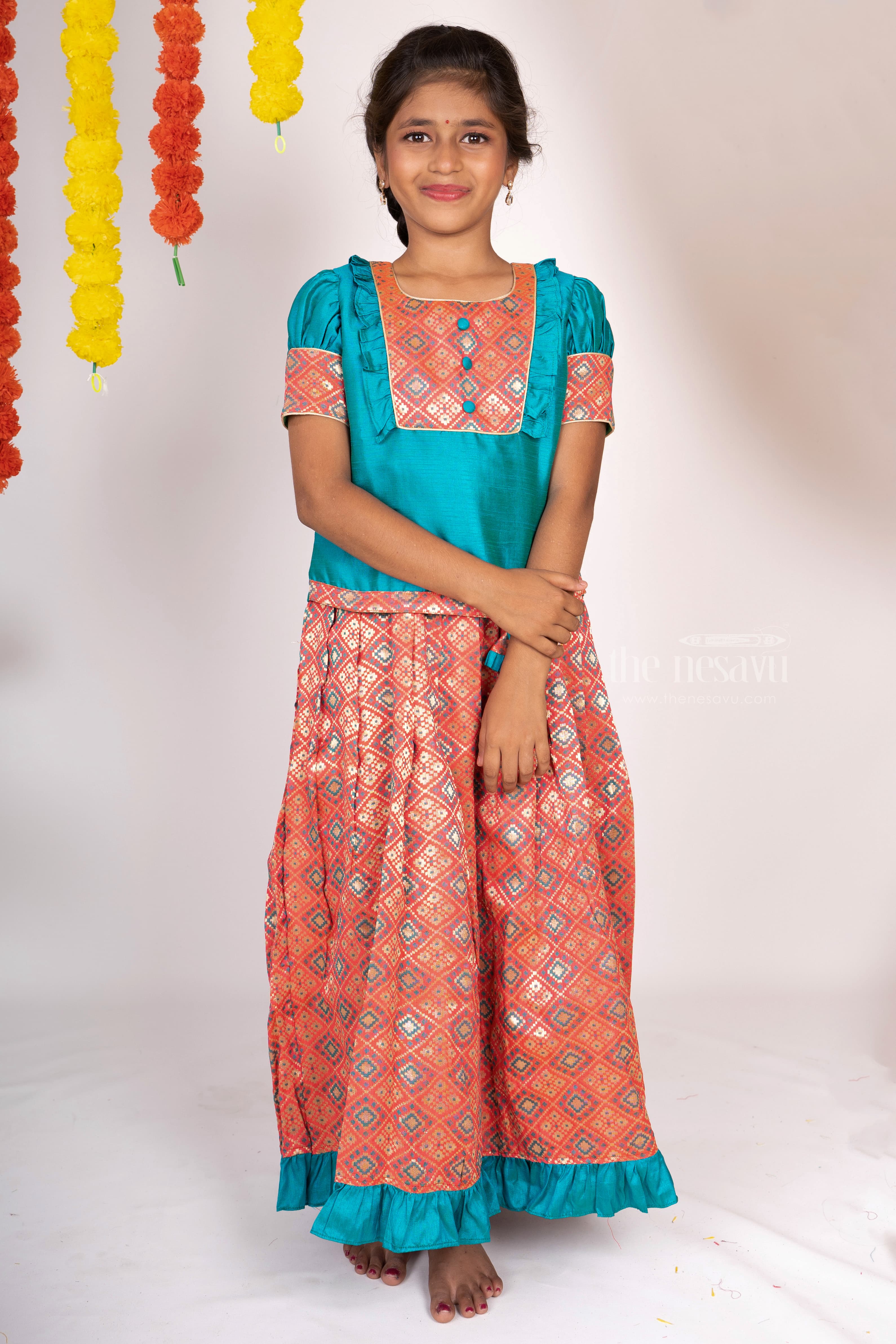 Buy Pattu Pavadai Sattai Online | Trendy Silk Pattu Langa | The Nesavu ...