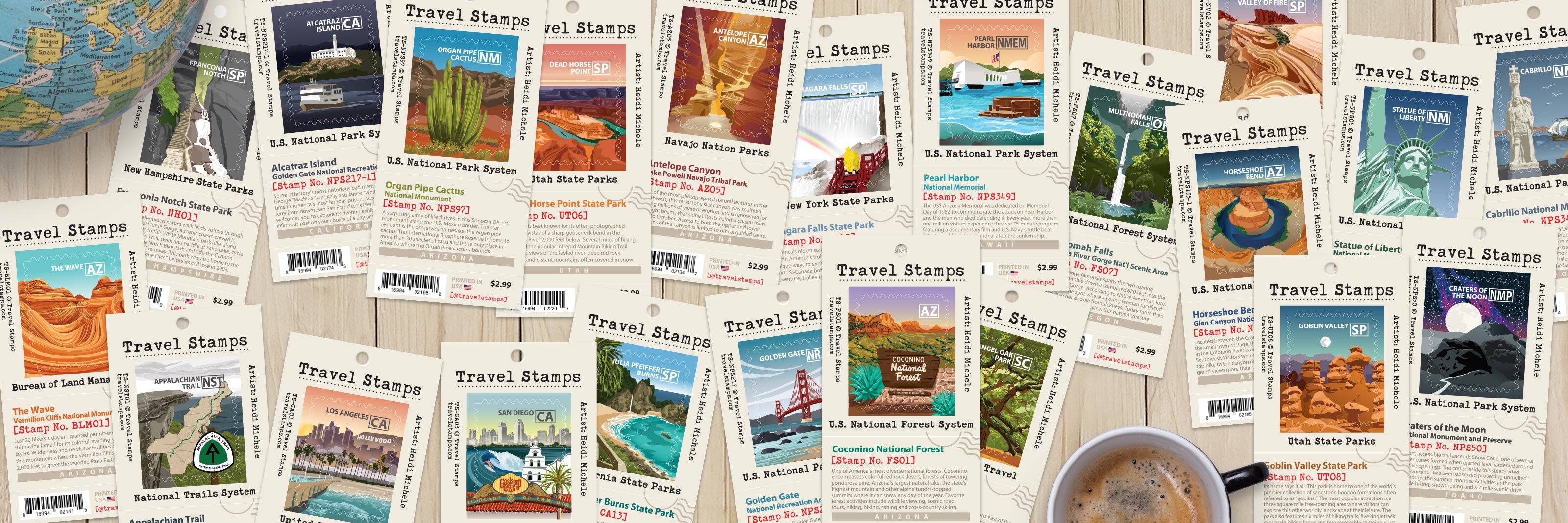 Blank Booklet – Travel Stamps