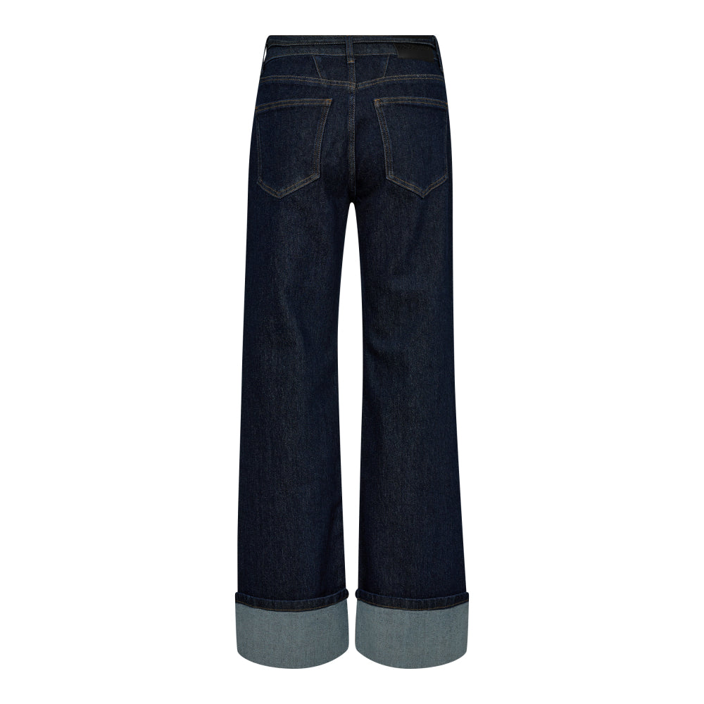 Co'Couture Hubby Reverse Ankle Jeans Dark Denim