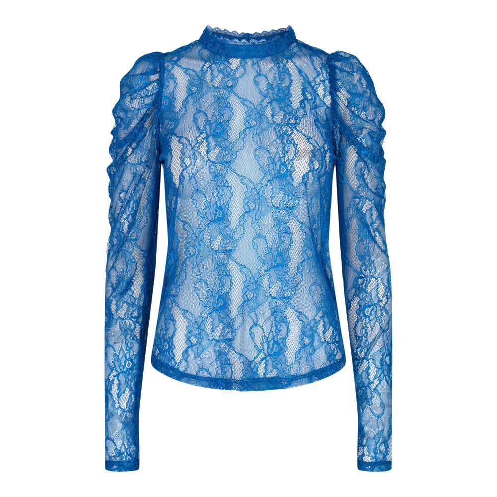 Co'Couture Leena Lace Bluse New Blue