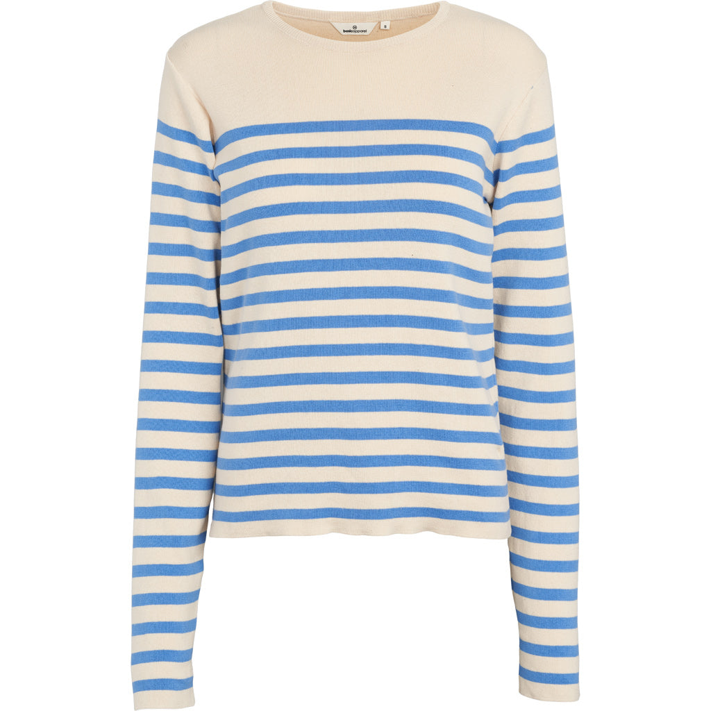 Basic Apparel Sailor Stripe Strik Birch/Azure Blue