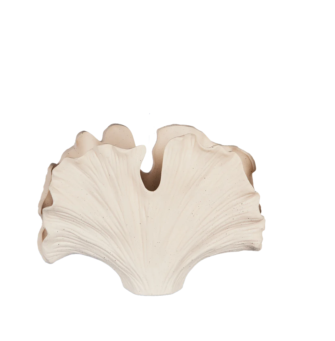 Bahne Interior Seashell Vase Creme