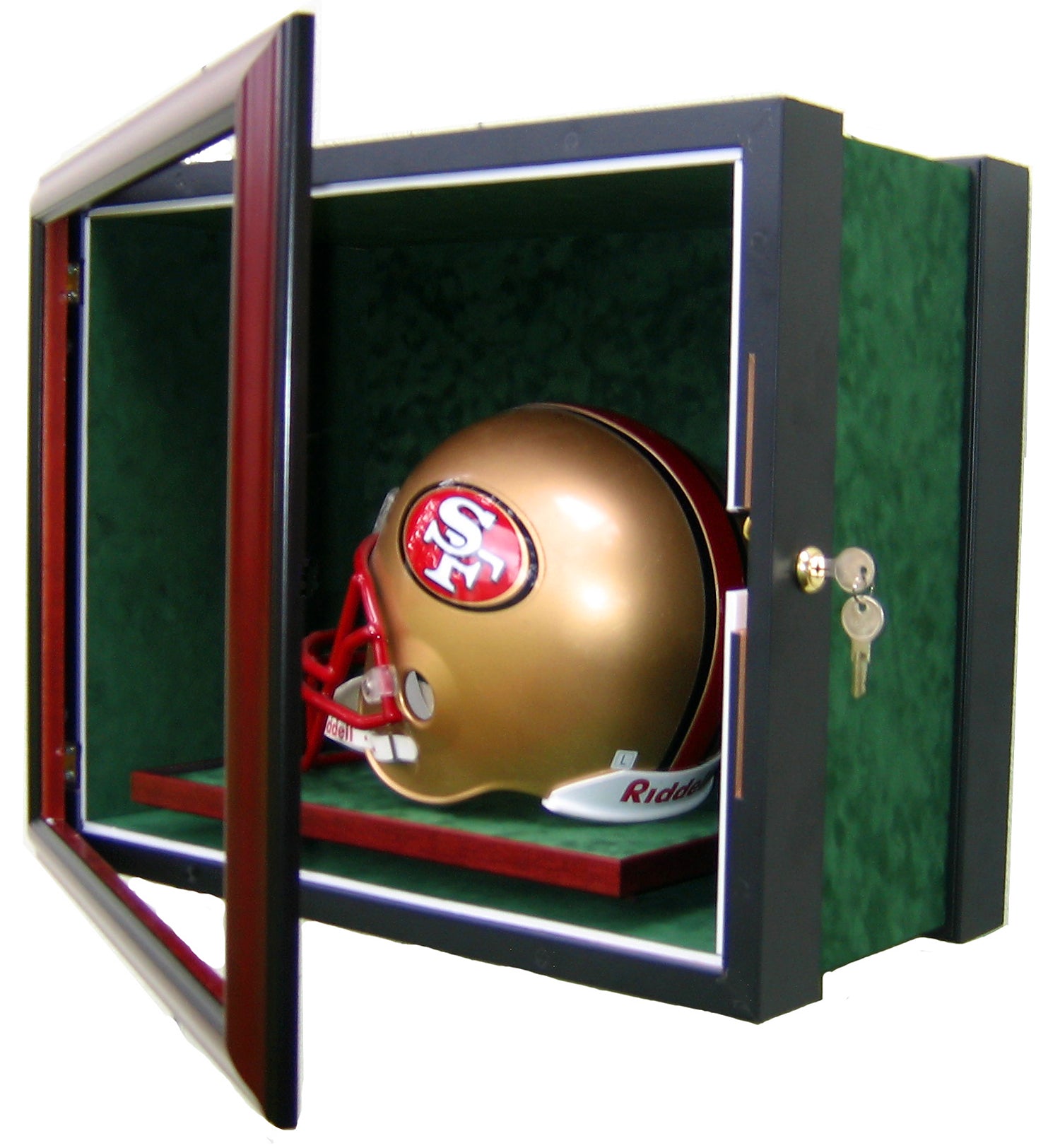 1 Full Size Football Helmet Display Case Homeplate Heroes