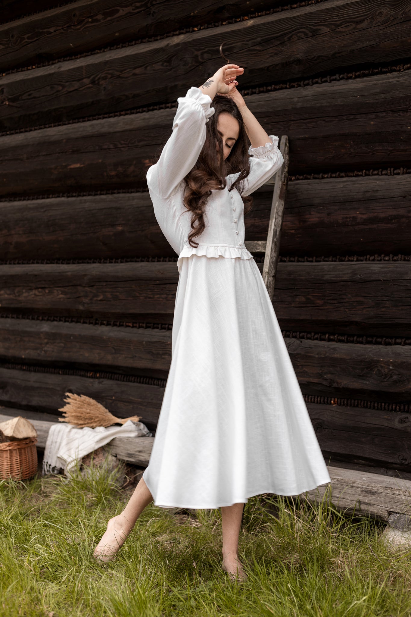 wildflower wedding dress