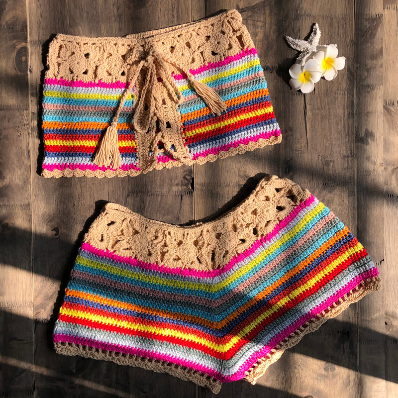 Daisy Chain Multi Color Shorts – Thread Clothing