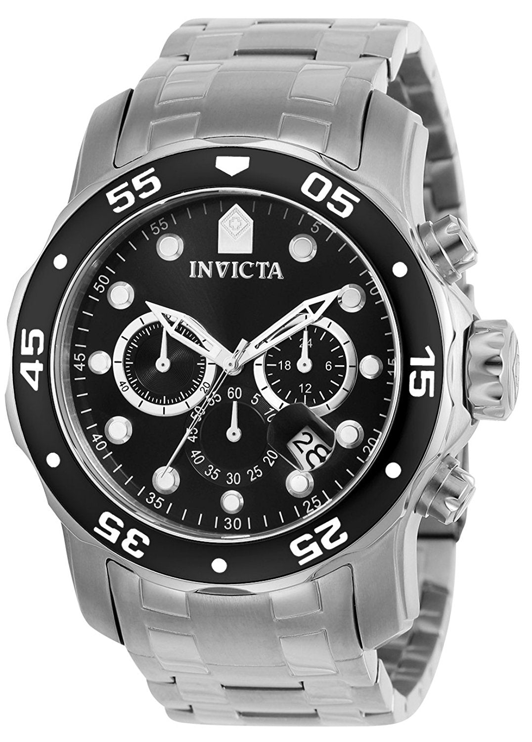 Invicta Stainless Steel Chronograph Mens Watch 0069