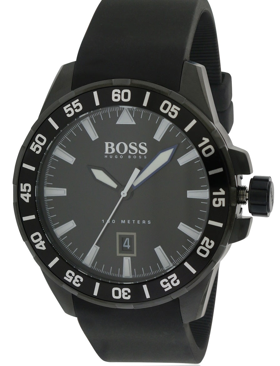 Hugo Boss Ocean Deep Silicone Mens Watch