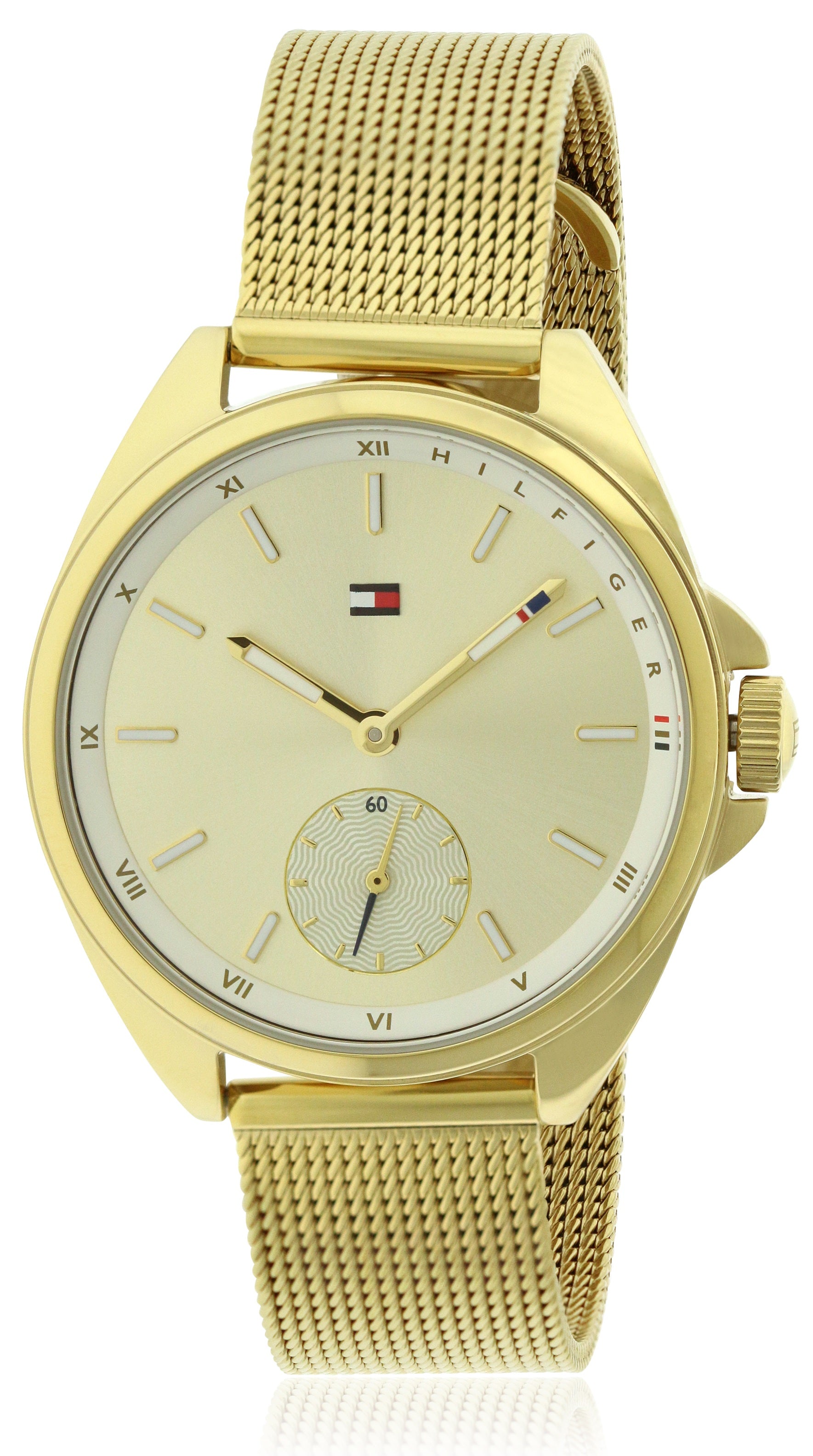 Tommy Hilfiger Gold Tone Stainless Steel Ladies Watch