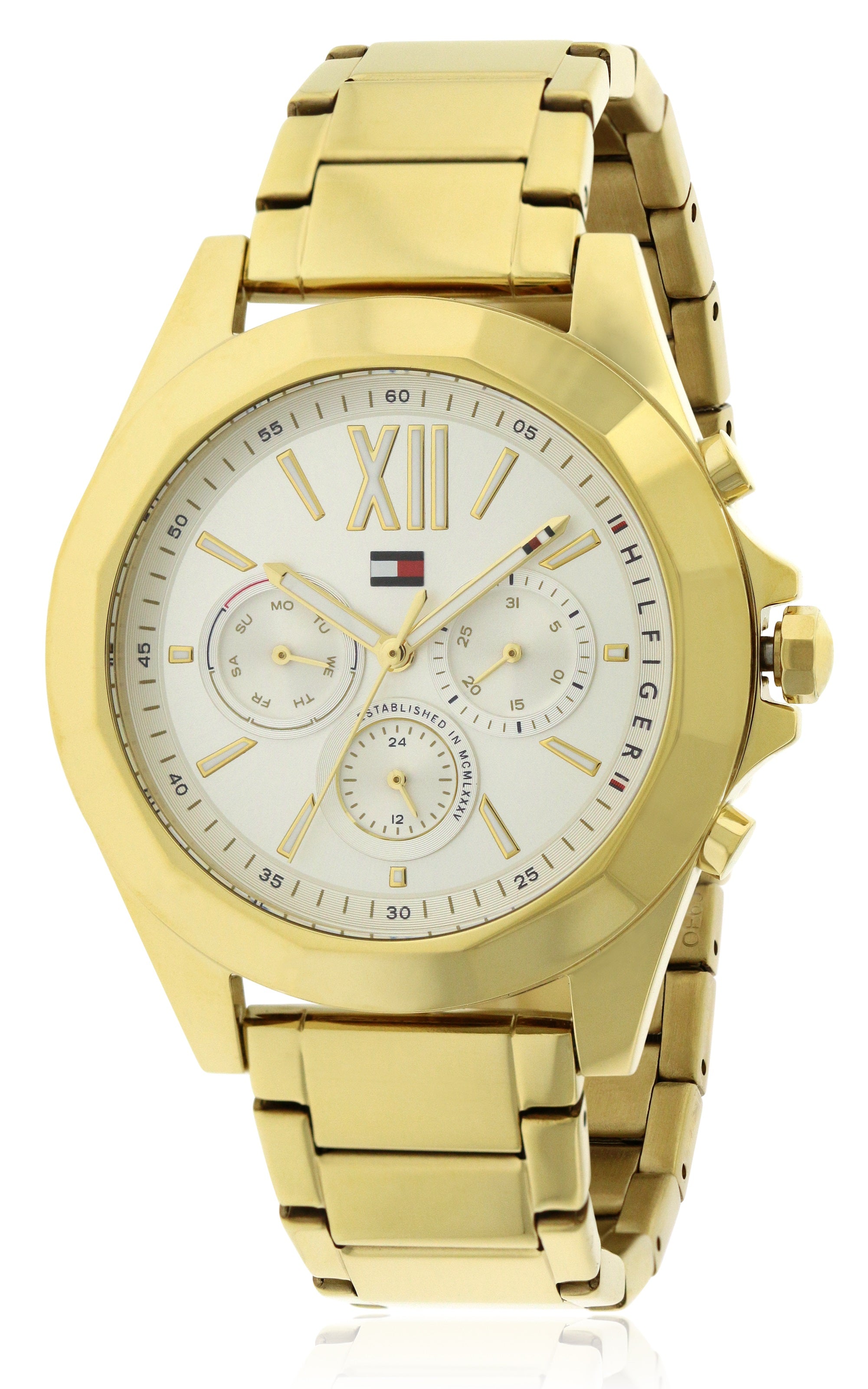 Tommy Hilfiger Chelsea Gold-Tone Chronograph Ladies Watch