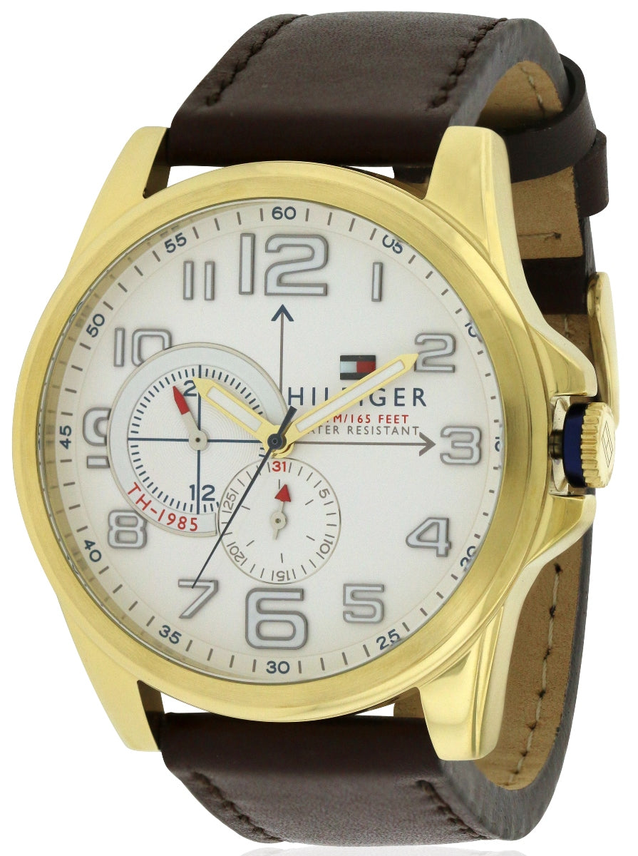 tommy hilfiger gold tone watch