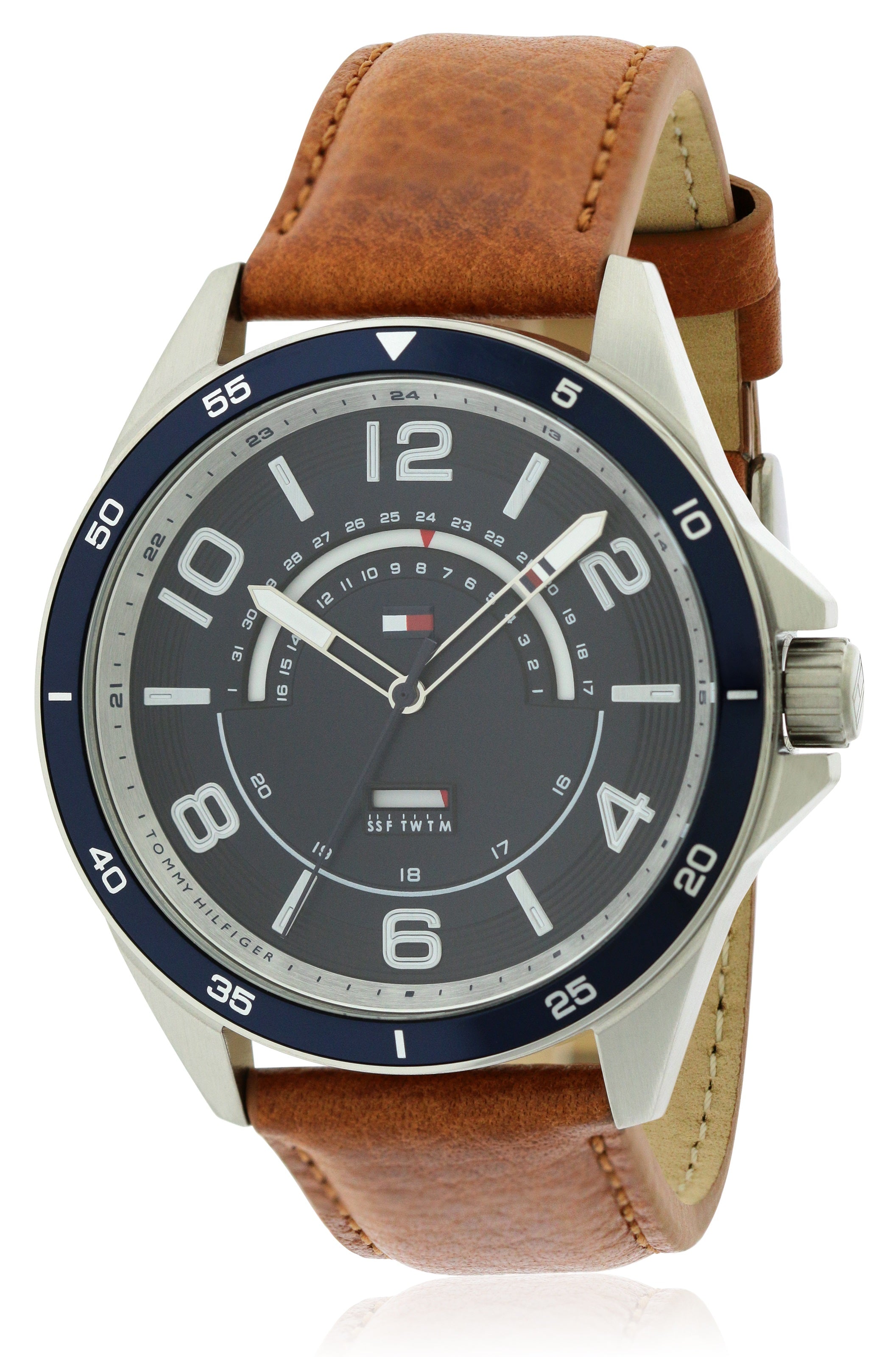 Tommy Hilfiger Sport Leather Mens Watch