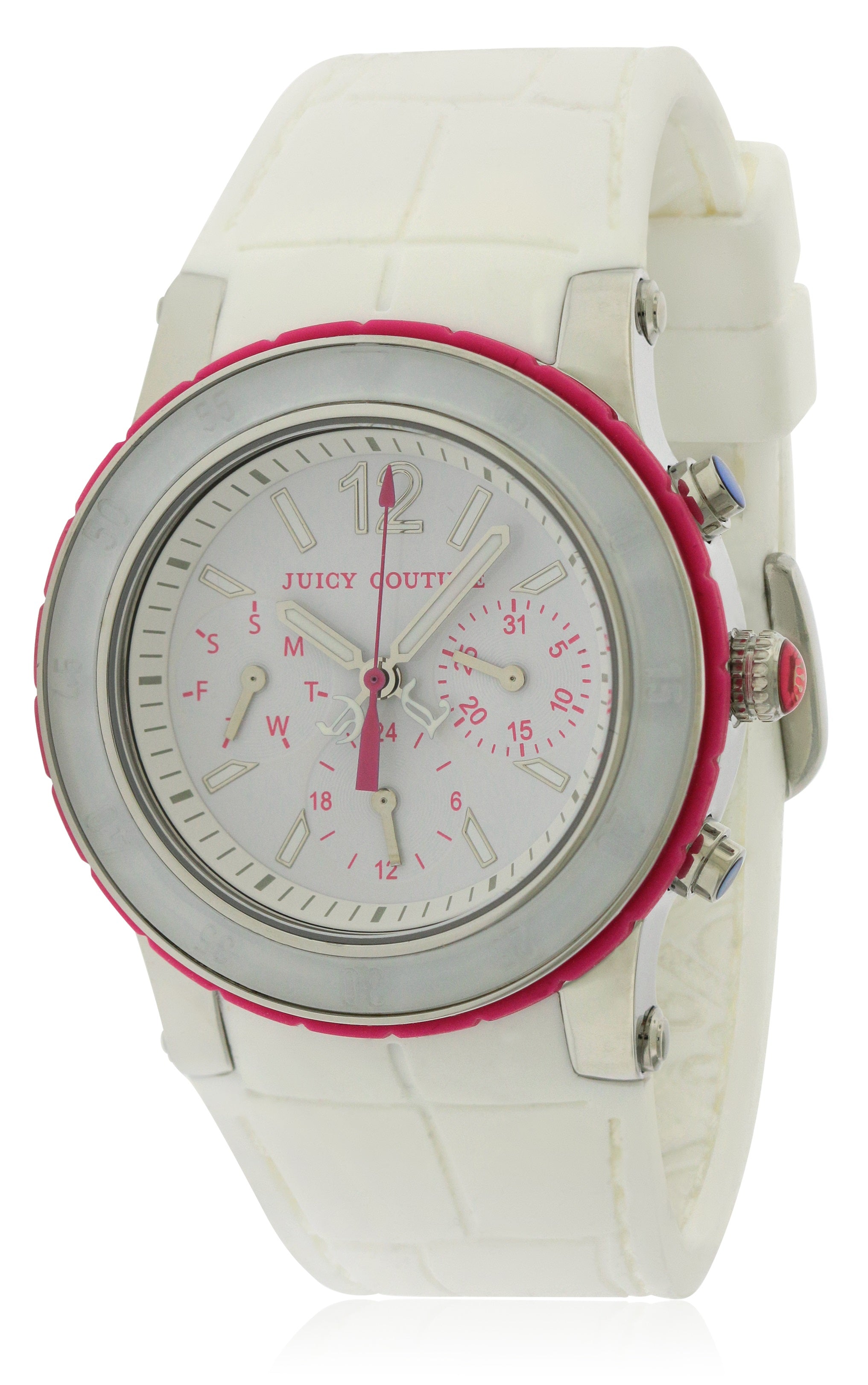 Juicy Couture HRH White Dragon Fruit Chronograph Ladies Watch